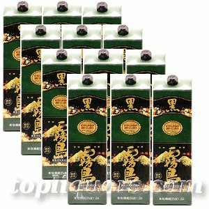 画像1: 本格芋焼酎　黒霧島25度1800mlパック 6本入×2ケース（12本）