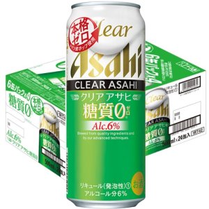 画像1: アサヒ　クリアアサヒ 糖質０ゼロ500ml缶1ケース（24本入）