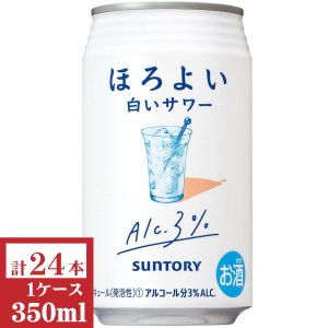 画像1: サントリーほろよい　白いサワー350ml缶1ケース（24本入）