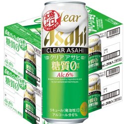 画像1: アサヒ　クリアアサヒ 糖質０ゼロ500ml缶2ケース（48本入）